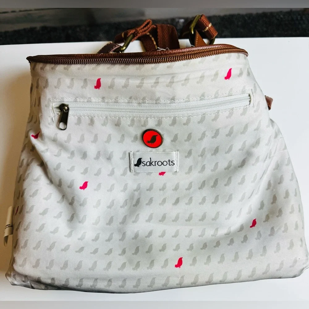 The Sak Crossbody Purse Bag Sakroots Sky Spirit Desert Owl Crossbody Purse - Picture 9 of 14